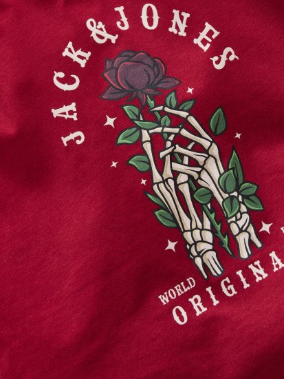 Jack & Jones Catskills Tricou Roșu - Tricouri - Tricouri Bărbați Mărimi Mari