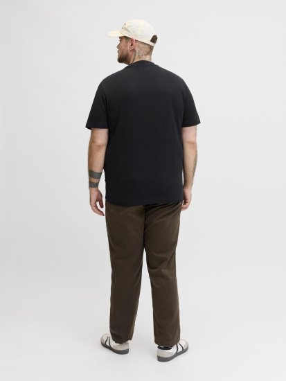 Jack & Jones Cofusion T-Shirt Black - Tricouri - Tricouri Bărbați Mărimi Mari