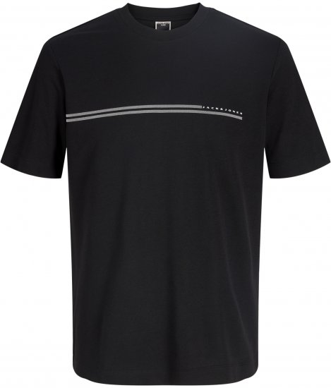 Jack & Jones Cofusion T-Shirt Black - Tricouri - Tricouri Bărbați Mărimi Mari