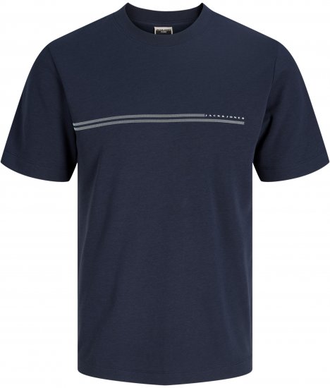 Jack & Jones Cofusion T-Shirt Navy - Tricouri - Tricouri Bărbați Mărimi Mari