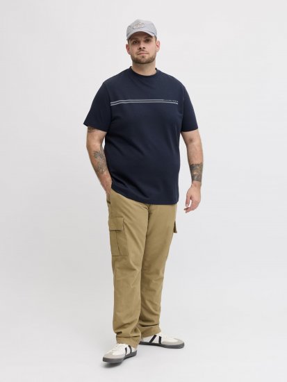 Jack & Jones Cofusion T-Shirt Navy - Tricouri - Tricouri Bărbați Mărimi Mari