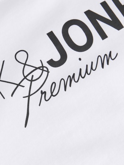 Jack & Jones Blaneo Short Sleeve T-Shirt White - Tricouri - Tricouri Bărbați Mărimi Mari