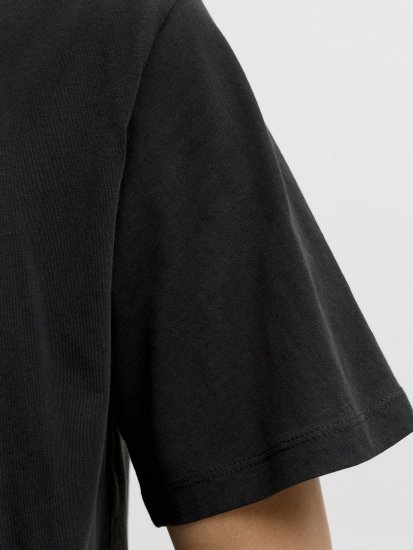 Jack & Jones Catskills Worldwide Tricou Negru - Tricouri - Tricouri Bărbați Mărimi Mari