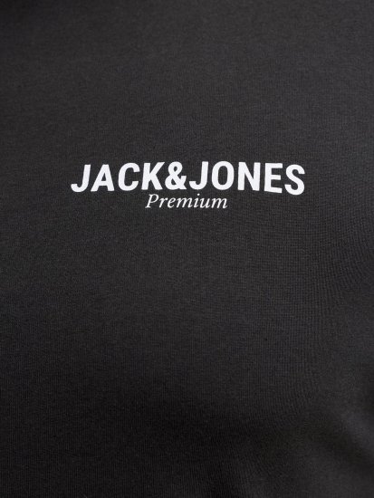 Jack & Jones Oscar T-Shirt Black - Tricouri cu imprimeu - Tricouri cu imprimeu mărimi mari