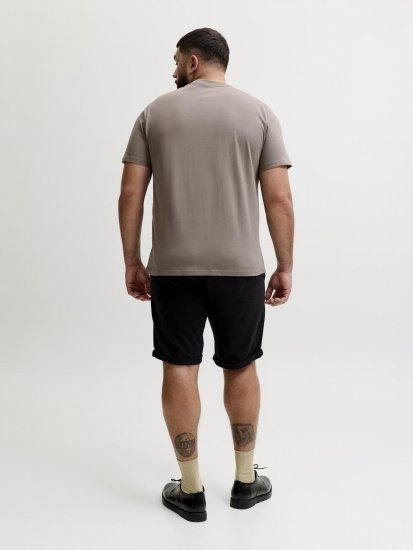 Jack & Jones Oscar T-Shirt Grey - Tricouri cu imprimeu - Tricouri cu imprimeu mărimi mari