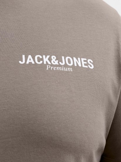 Jack & Jones Oscar T-Shirt Grey - Tricouri cu imprimeu - Tricouri cu imprimeu mărimi mari