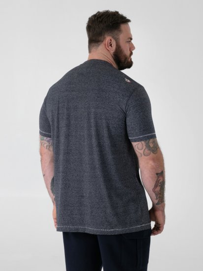 D555 Moyles Newport Beach Woody Car Printed T-Shirt Navy Twist - Tricouri cu imprimeu - Tricouri cu imprimeu mărimi mari