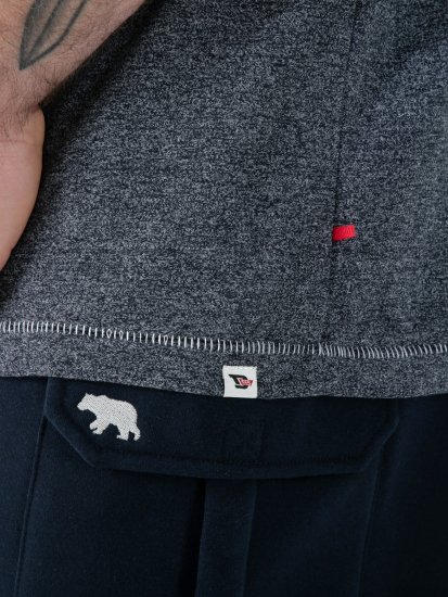 D555 Moyles Newport Beach Woody Car Printed T-Shirt Navy Twist - Tricouri cu imprimeu - Tricouri cu imprimeu mărimi mari