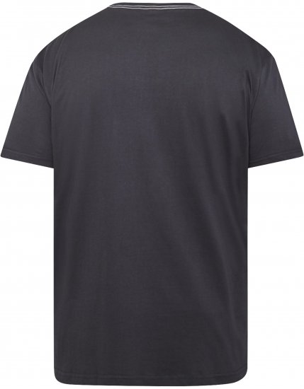 North Latitude 61122 Tricou Cu Imprimeu Negru - Tricouri - Tricouri Bărbați Mărimi Mari