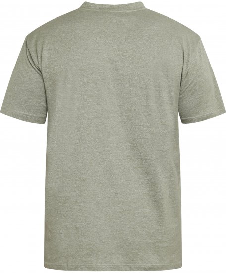 North Latitude 61124 Tricou În Dungi Verde Măsliniu - Tricouri - Tricouri Bărbați Mărimi Mari