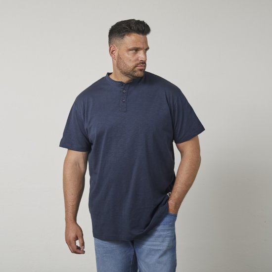 North Latitude 61126 Granddad Tricou Albastru Marin - Tricouri - Tricouri Bărbați Mărimi Mari