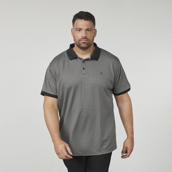 North Latitude 61158 Cool Effect Tricou Polo Negru - Tricouri polo - Tricouri Polo Bărbați Mărimi Mari