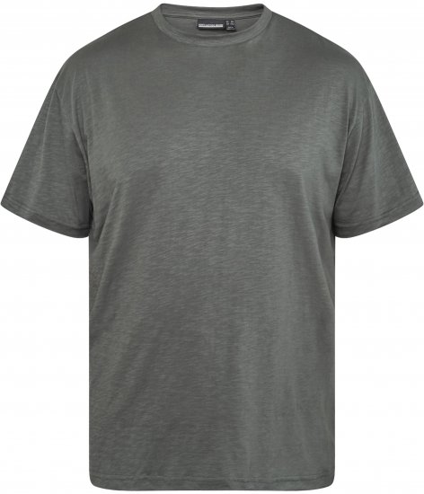 North Latitude 61317 Tricou Slub Cu Imprimeu Pe Spate Verde Prafuit Închis - Tricouri - Tricouri Bărbați Mărimi Mari