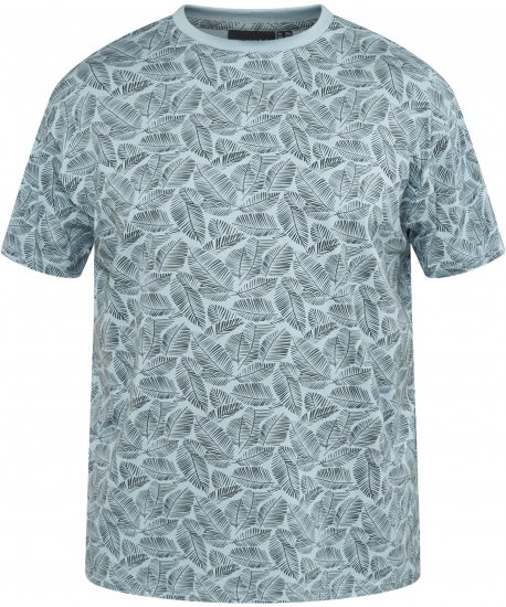 North Latitude 61318 Tricou Cu Imprimeu All Over Albastru Prafuit - Tricouri - Tricouri Bărbați Mărimi Mari