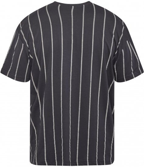 North Latitude 61319 Tricou În Dungi Negru - Tricouri - Tricouri Bărbați Mărimi Mari