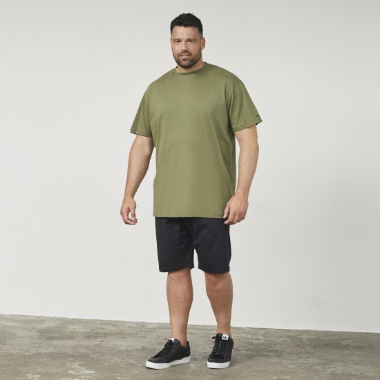 North Latitude 61320 Tricou Cu Imprimeu Pe Spate Verde Măsliniu - Tricouri - Tricouri Bărbați Mărimi Mari
