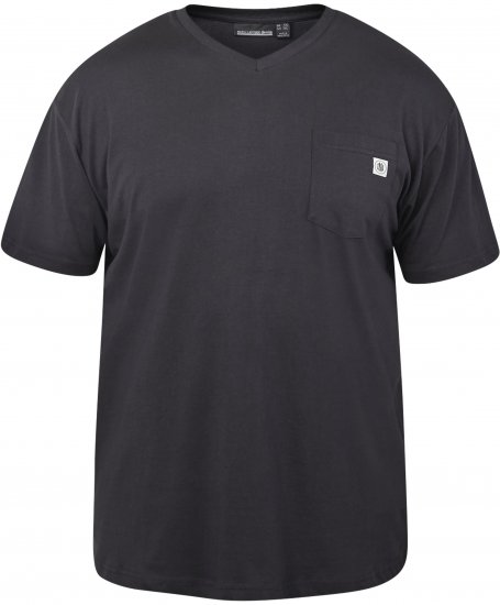 North Latitude 61322 Tricou Cu Decolteu În V Negru - Tricouri - Tricouri Bărbați Mărimi Mari