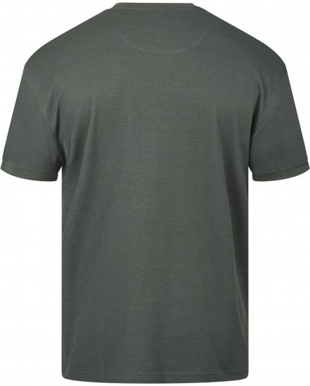 North Latitude 61324 Tricou Cu Textură Verde Prafuit Închis - Tricouri - Tricouri Bărbați Mărimi Mari