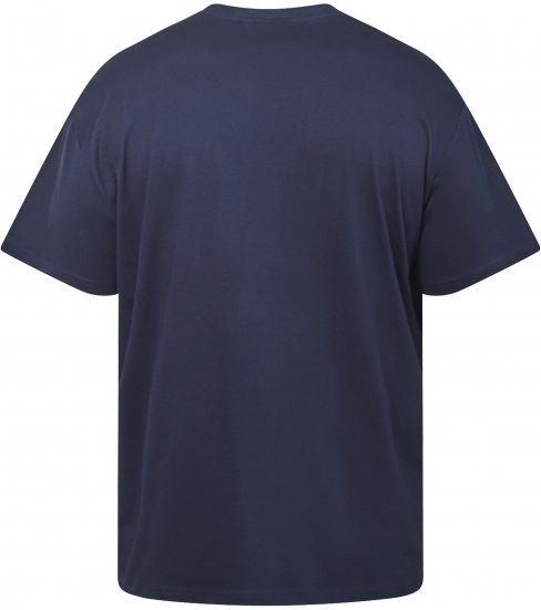 North Latitude 61351 MIAMI VICE Tricou Albastru Marin - Tricouri - Tricouri Bărbați Mărimi Mari