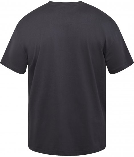 North Latitude 61360 Tricou Cu Imprimeu Negru - Tricouri - Tricouri Bărbați Mărimi Mari