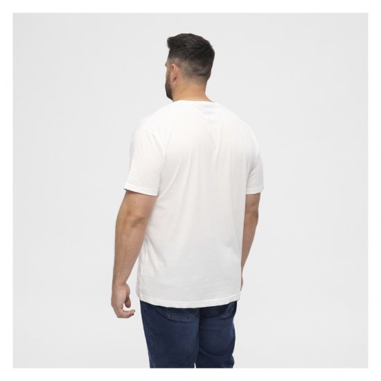 North Latitude T-Shirt O-Neck White - Tricouri - Tricouri Bărbați Mărimi Mari