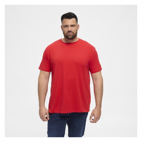North Latitude T-Shirt O-Neck Red - Tricouri - Tricouri Bărbați Mărimi Mari