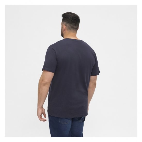 North Latitude T-Shirt O-Neck Navy Blue - Tricouri - Tricouri Bărbați Mărimi Mari