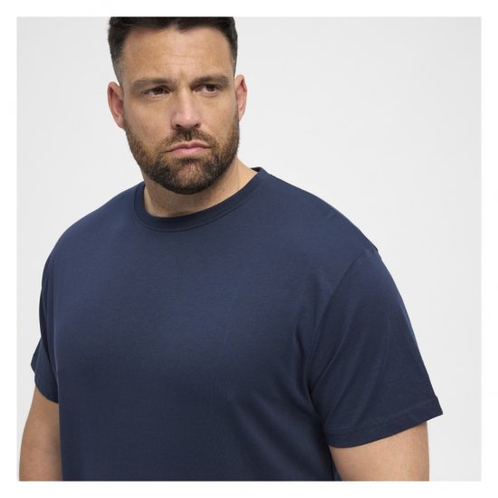 North Latitude Denim 2-Pack T-Shirt Navy Blue - Tricouri - Tricouri Bărbați Mărimi Mari