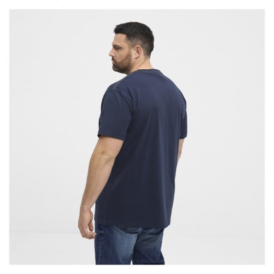 North Latitude Logo T-Shirt Navy - Tricouri - Tricouri Bărbați Mărimi Mari