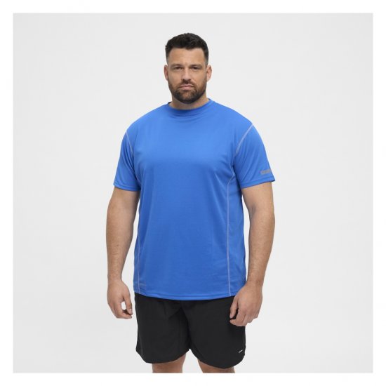 North Latitude Sport Tech T-Shirt Cobolt Blue - Tricouri - Tricouri Bărbați Mărimi Mari