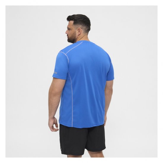 North Latitude Sport Tech T-Shirt Cobolt Blue - Tricouri - Tricouri Bărbați Mărimi Mari