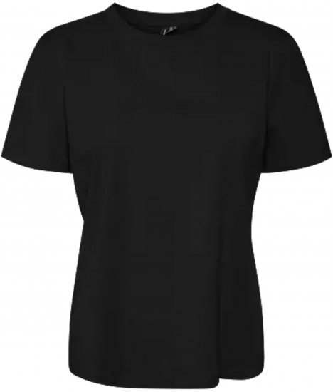 Vero Moda Paulina T-Shirt Black - Tricouri - 