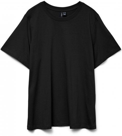 Vero Moda Paulina T-Shirt Black - Tricouri - 