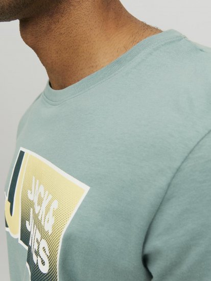 Jack & Jones Logan T-Shirt Grey - Tricouri - Tricouri Bărbați Mărimi Mari