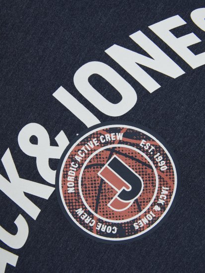 Jack & Jones Ounce T-Shirt Navy - Tricouri - Tricouri Bărbați Mărimi Mari