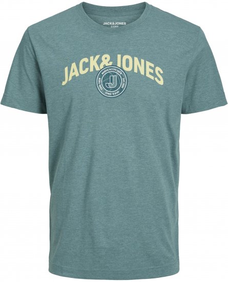 Jack & Jones Ounce Logo T-Shirt Grey - Tricouri - Tricouri Bărbați Mărimi Mari
