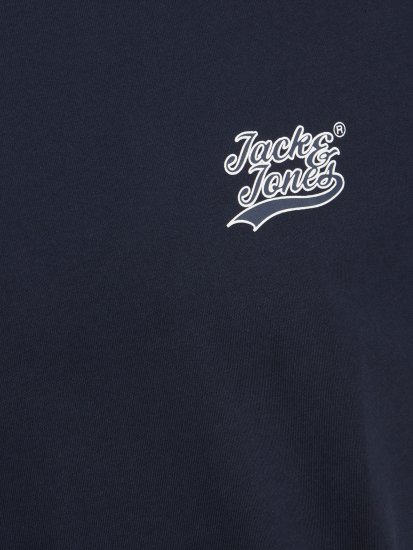 Jack & Jones Trevor T-Shirt Navy - Tricouri - Tricouri Bărbați Mărimi Mari