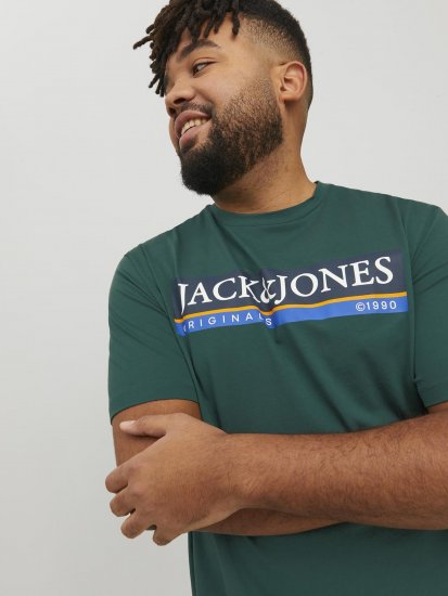 Jack & Jones Codyy T-Shirt Green - Tricouri - Tricouri Bărbați Mărimi Mari