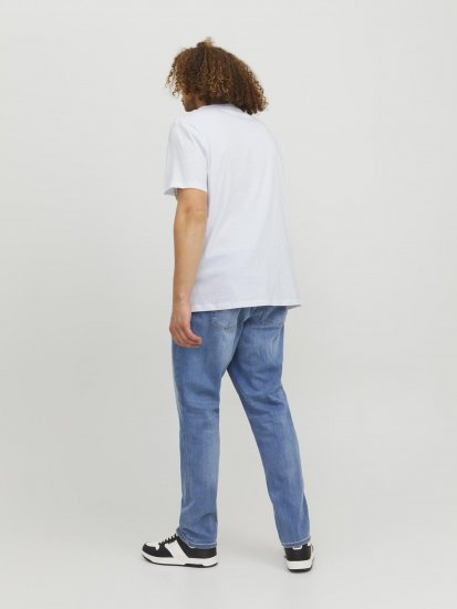 Jack & Jones Codyy T-Shirt White - Tricouri - Tricouri Bărbați Mărimi Mari