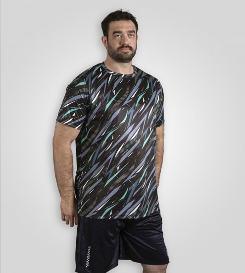 D555 Nottingham T-shirt Lightweight Black - Tricouri - Tricouri Bărbați Mărimi Mari