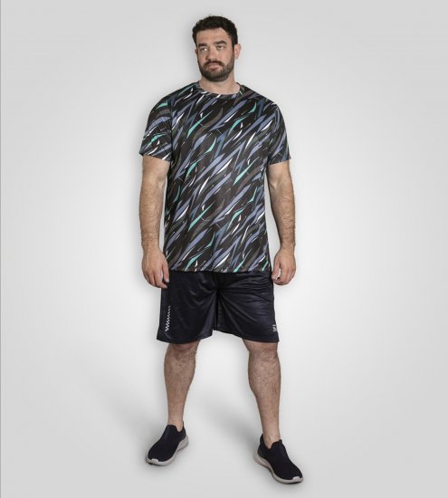 D555 Nottingham T-shirt Lightweight Black - Tricouri - Tricouri Bărbați Mărimi Mari