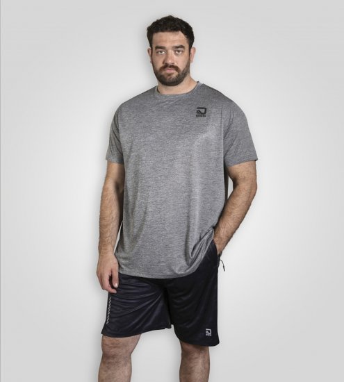 D555 Retford T-Shirt Lightweight Peach Finished Grey - Tricouri - Tricouri Bărbați Mărimi Mari