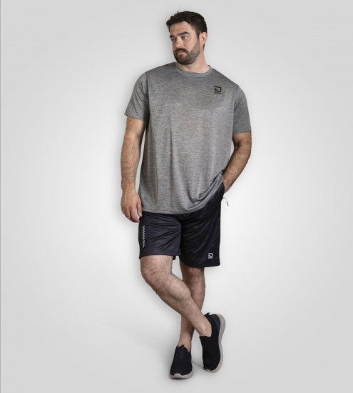 D555 Retford T-Shirt Lightweight Peach Finished Grey - Tricouri - Tricouri Bărbați Mărimi Mari