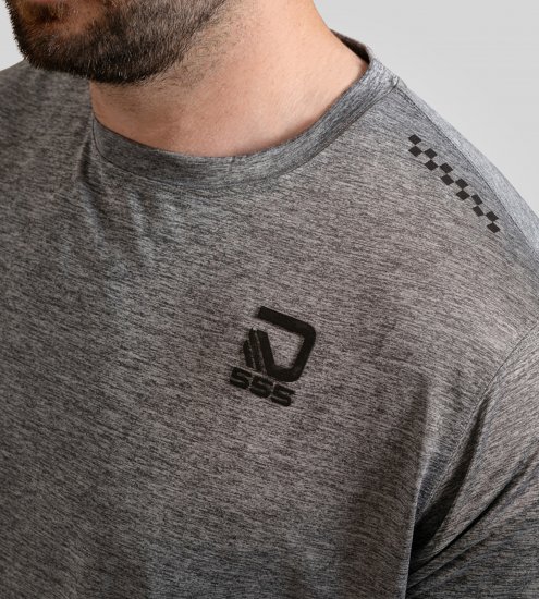 D555 Retford T-Shirt Lightweight Peach Finished Grey - Tricouri - Tricouri Bărbați Mărimi Mari