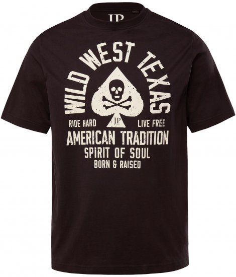 JP1880 T-Shirt 2-Pack Wild West Black And White - Tricouri - Tricouri Bărbați Mărimi Mari