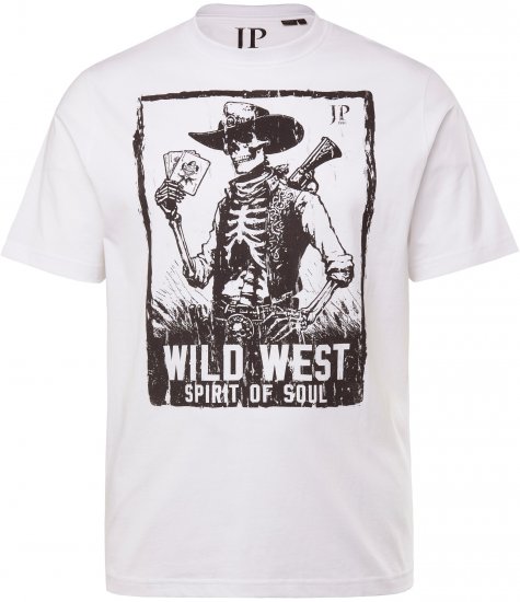 JP1880 T-Shirt 2-Pack Wild West Black And White - Tricouri - Tricouri Bărbați Mărimi Mari