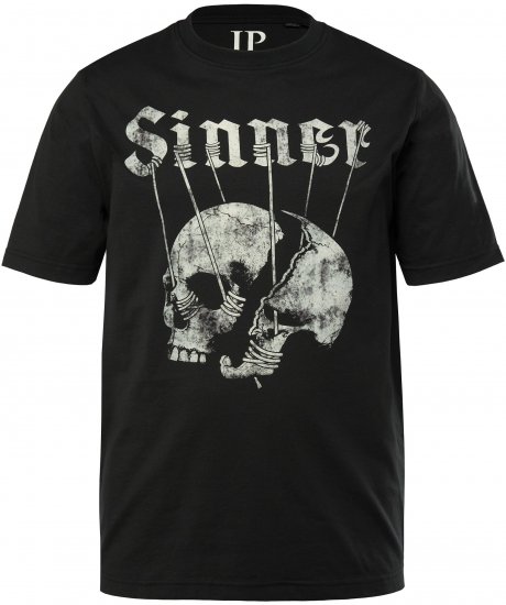 JP1880 T-Shirt Sinner Black - Tricouri - Tricouri Bărbați Mărimi Mari