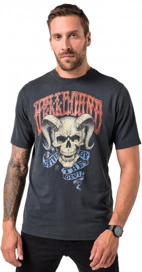 JP1880 T-Shirt Driven By The Devil Black - Tricouri - Tricouri Bărbați Mărimi Mari