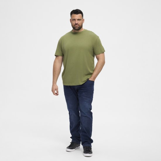 North Latitude T-Shirt O-Neck Olive Green TALL - TALL T-shirts - Tricouri pentru Bărbați Înalți