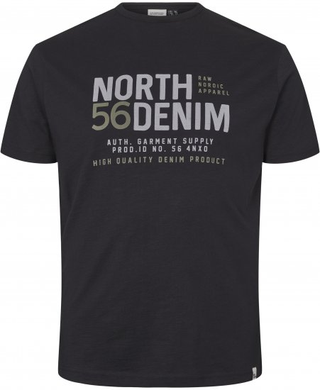 North Latitude Denim Printed T-Shirt Black TALL - TALL T-shirts - 